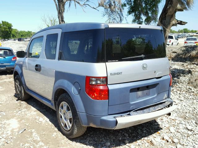 5J6YH28316L008082 - 2006 HONDA ELEMENT LX GRAY photo 3