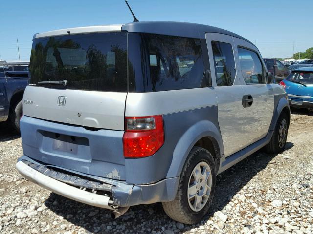 5J6YH28316L008082 - 2006 HONDA ELEMENT LX GRAY photo 4