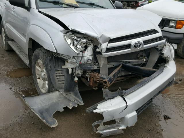 JTEBU14RX50068353 - 2005 TOYOTA 4RUNNER SR SILVER photo 9