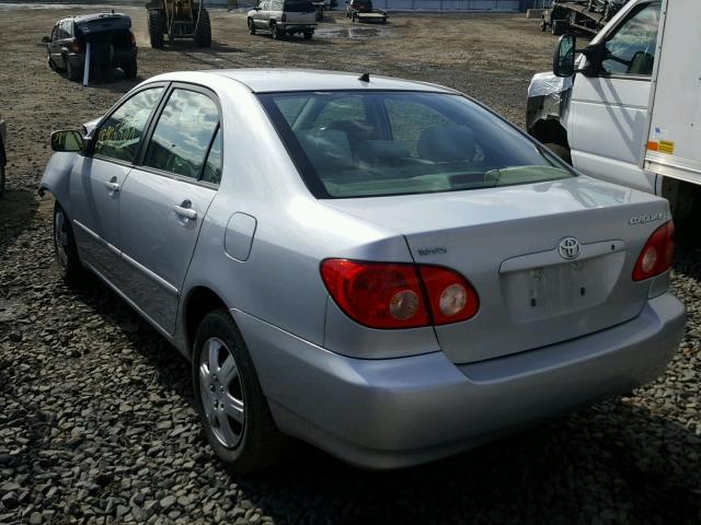 2T1BR32E47C836340 - 2007 TOYOTA COROLLA CE SILVER photo 3