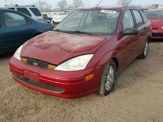 1FAFP383XYW339918 - 2000 FORD FOCUS ZTS RED photo 2