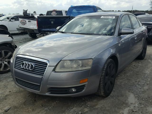 WAUAH74FX6N098886 - 2006 AUDI A6 3.2 SILVER photo 2