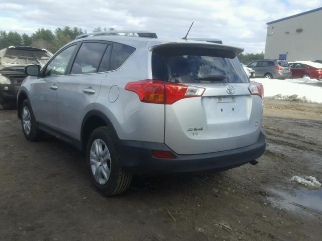 JTMBFREV6FJ025438 - 2015 TOYOTA RAV4 LE SILVER photo 3