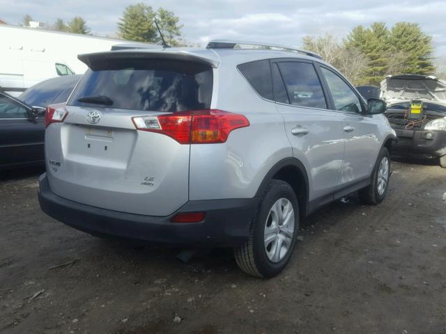 JTMBFREV6FJ025438 - 2015 TOYOTA RAV4 LE SILVER photo 4