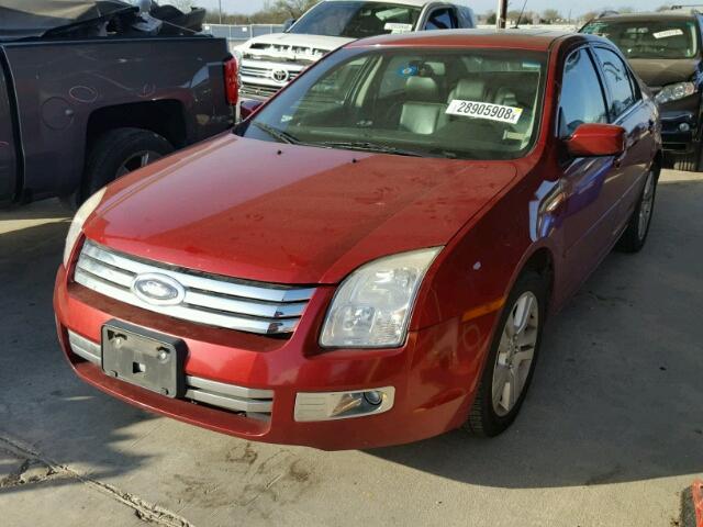 3FAHP08197R255306 - 2007 FORD FUSION SEL RED photo 2