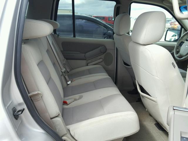 1FMEU73E17UA37535 - 2007 FORD EXPLORER X SILVER photo 6