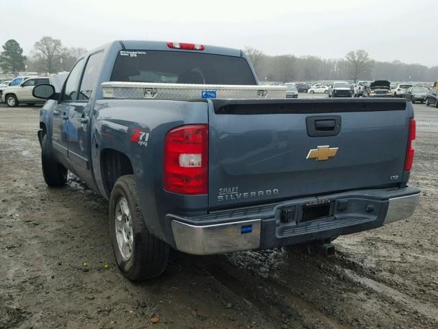 2GCEK13M971664624 - 2007 CHEVROLET SILVERADO BLUE photo 3