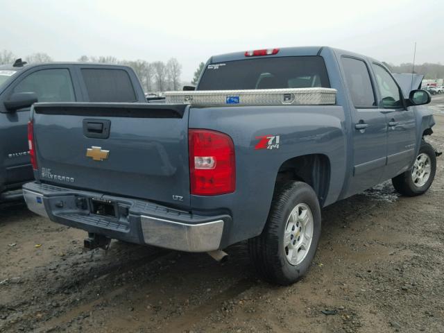 2GCEK13M971664624 - 2007 CHEVROLET SILVERADO BLUE photo 4