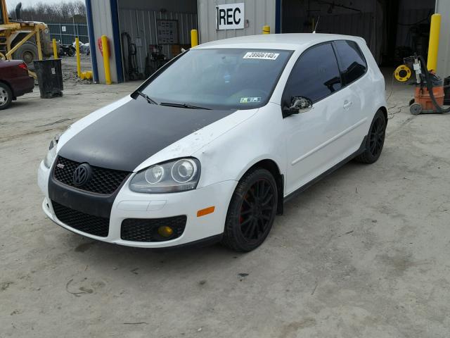 WVWEV71K66W153858 - 2006 VOLKSWAGEN NEW GTI WHITE photo 2