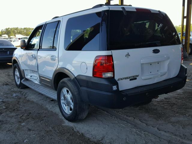 1FMRU17W44LB90798 - 2004 FORD EXPEDITION WHITE photo 3