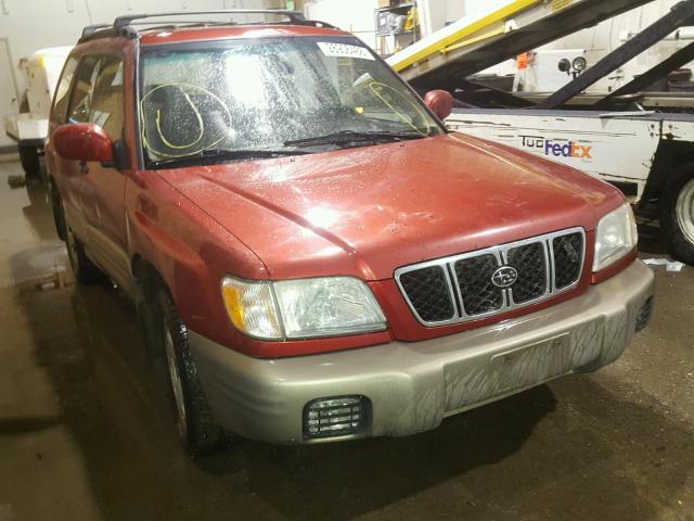 JF1SF65591G751871 - 2001 SUBARU FORESTER S Granate foto 1