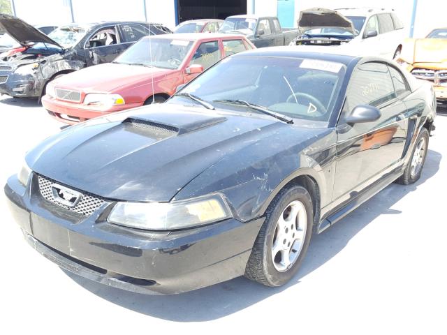 1FAFP40684F160444 - 2004 FORD MUSTANG BLACK photo 2