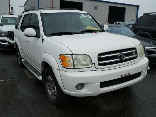 5TDBT48AX4S214193 - 2004 TOYOTA SEQUOIA LI WHITE photo 1