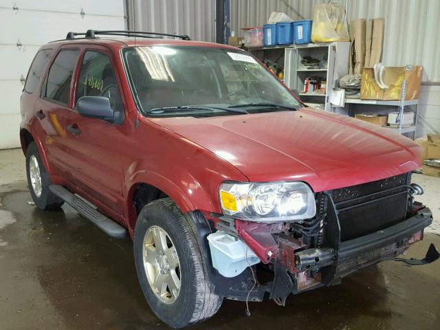 1FMYU93147KB34665 - 2007 FORD ESCAPE XLT RED photo 1