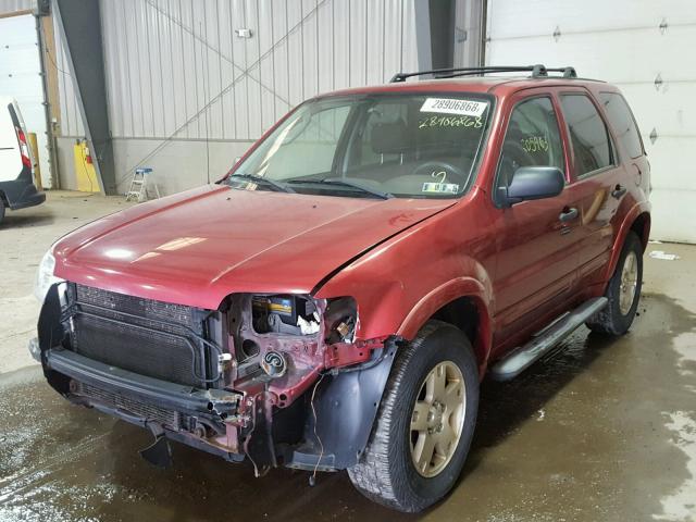 1FMYU93147KB34665 - 2007 FORD ESCAPE XLT RED photo 2