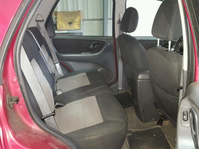 1FMYU93147KB34665 - 2007 FORD ESCAPE XLT RED photo 6