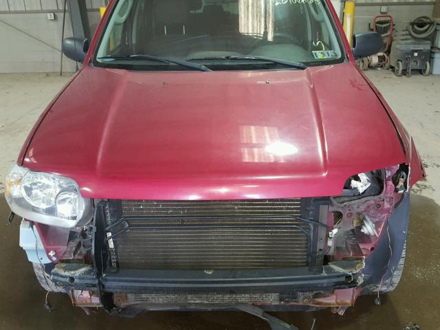 1FMYU93147KB34665 - 2007 FORD ESCAPE XLT RED photo 9