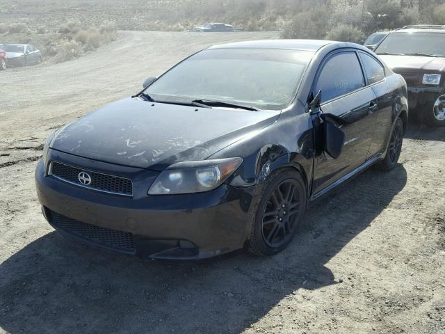 JTKDE177770173514 - 2007 TOYOTA SCION TC BLACK photo 2