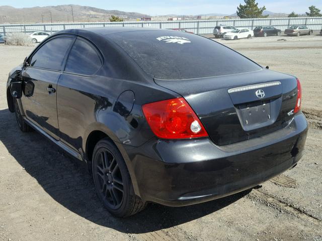 JTKDE177770173514 - 2007 TOYOTA SCION TC BLACK photo 3