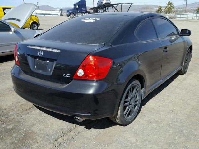 JTKDE177770173514 - 2007 TOYOTA SCION TC BLACK photo 4