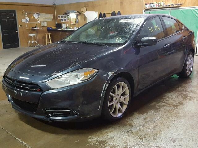 1C3CDFBA0DD346787 - 2013 DODGE DART SXT BLUE photo 2