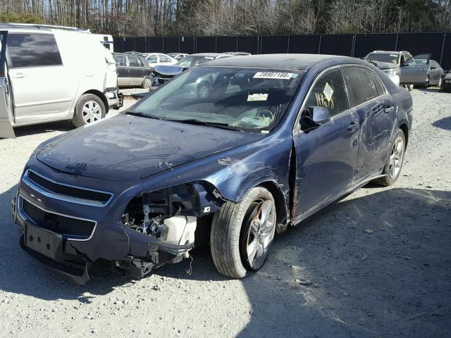 1G1ZC5E07AF177303 - 2010 CHEVROLET MALIBU 1LT 蓝色 照片 2
