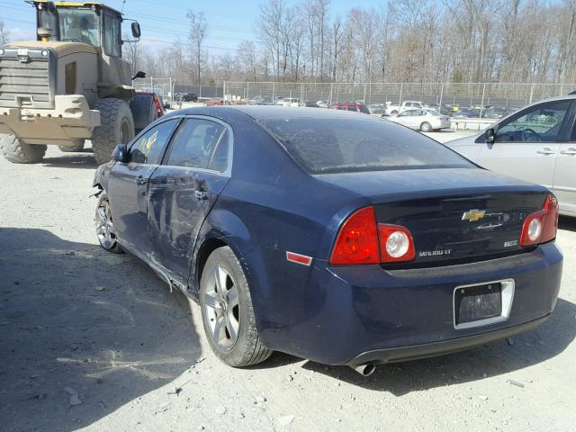 1G1ZC5E07AF177303 - 2010 CHEVROLET MALIBU 1LT BLUE photo 3