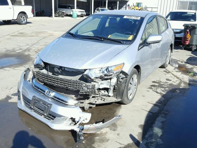 JHMZE2H50ES002362 - 2014 HONDA INSIGHT LX SILVER photo 2