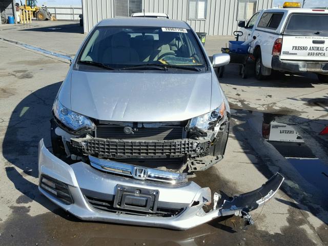 JHMZE2H50ES002362 - 2014 HONDA INSIGHT LX SILVER photo 9