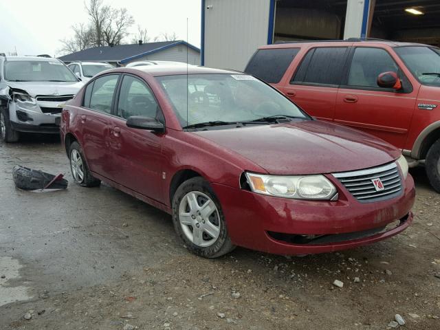 1G8AJ55F17Z115105 - 2007 SATURN ION LEVEL მუქწითელი ფოტო 1