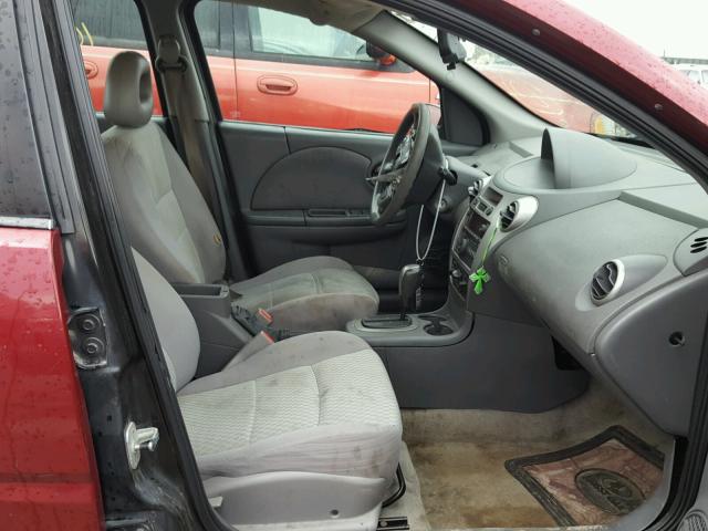 1G8AJ55F17Z115105 - 2007 SATURN ION LEVEL მუქწითელი ფოტო 5