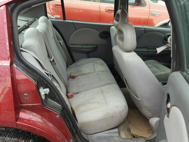 1G8AJ55F17Z115105 - 2007 SATURN ION LEVEL მუქწითელი ფოტო 6
