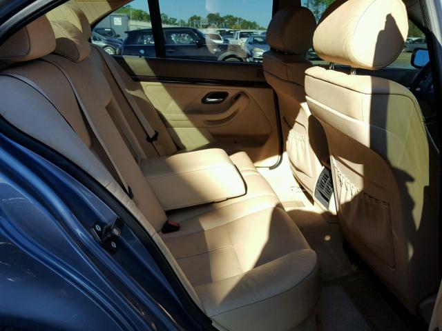 WBADT43471GF59794 - 2001 BMW 525 I AUTO SILVER photo 6