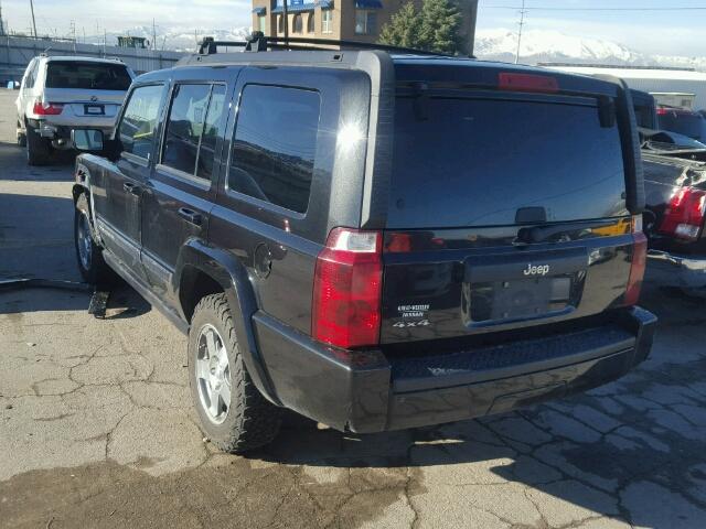 1J4RG4GK9AC101565 - 2010 JEEP COMMANDER BLACK photo 3