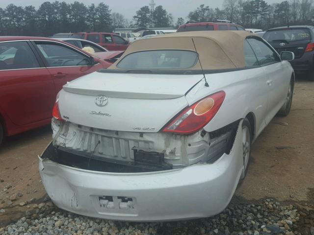 4T1FA38P56U079687 - 2006 TOYOTA CAMRY SOLA WHITE photo 4
