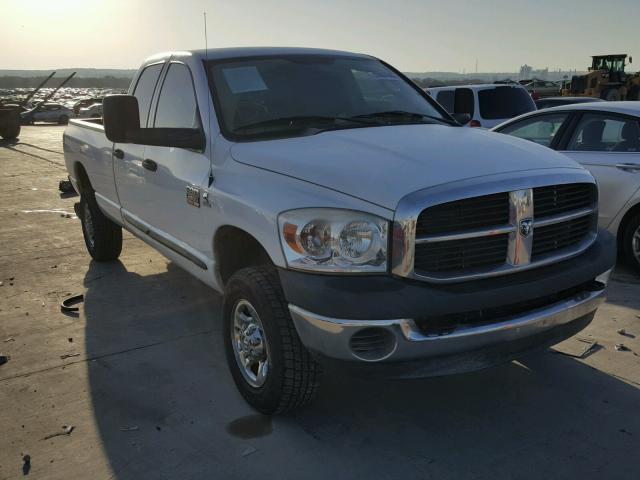 3D7KS28A48G141646 - 2008 DODGE RAM 2500 S WHITE photo 1