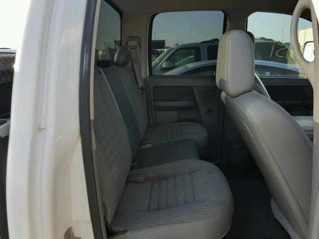 3D7KS28A48G141646 - 2008 DODGE RAM 2500 S WHITE photo 6