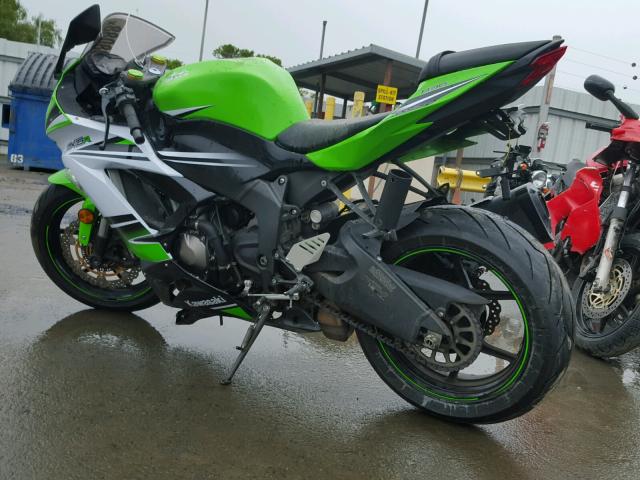 JKBZXJF1XFA006809 - 2015 KAWASAKI ZX636 F GREEN photo 3