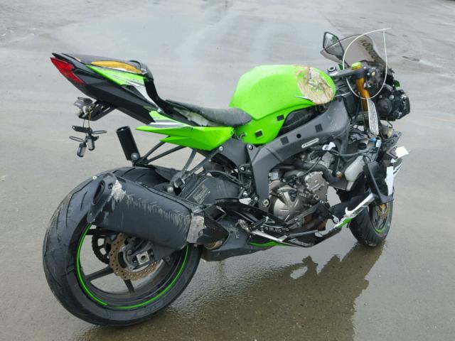 JKBZXJF1XFA006809 - 2015 KAWASAKI ZX636 F GREEN photo 4