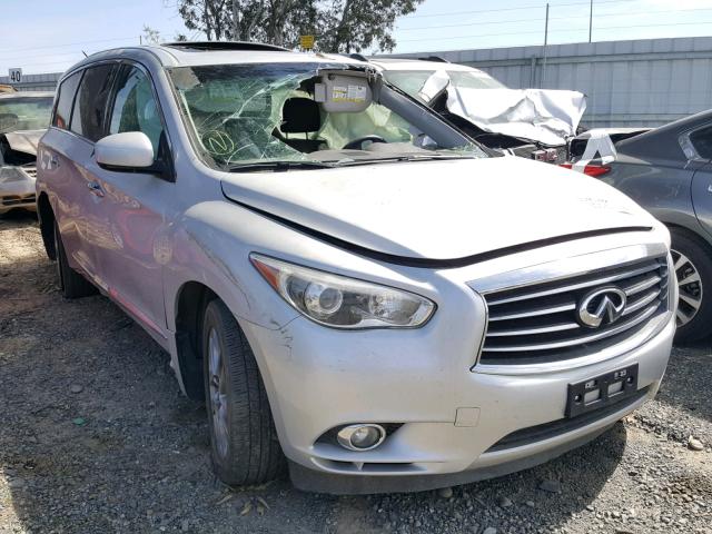 5N1AL0MN9DC352186 - 2013 INFINITI JX35 BASE SILVER photo 1