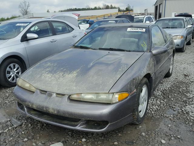 4E3CS44RXNE144584 - 1992 EAGLE TALON GRAY photo 2