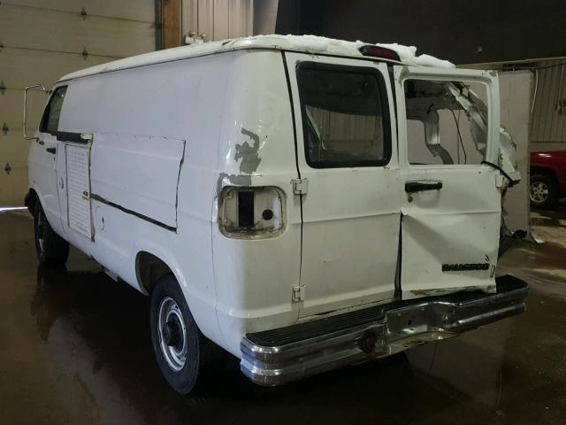 2B7KB31Z92K127252 - 2002 DODGE RAM VAN B3 WHITE photo 3