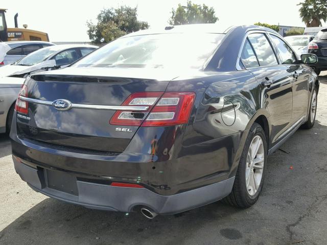 1FAHP2E85DG130321 - 2013 FORD TAURUS SEL BLACK photo 4