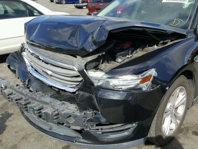 1FAHP2E85DG130321 - 2013 FORD TAURUS SEL BLACK photo 9