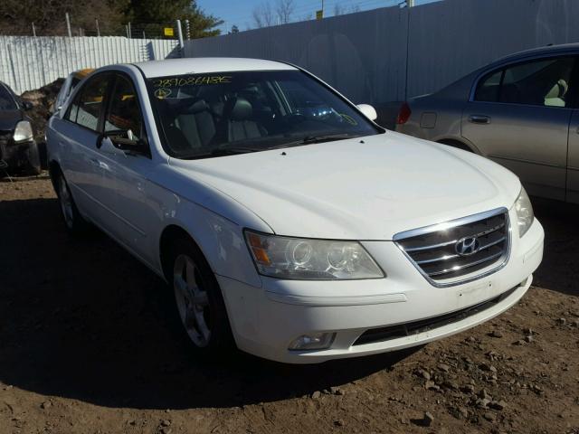 5NPEU46F39H450240 - 2009 HYUNDAI SONATA SE WHITE photo 1