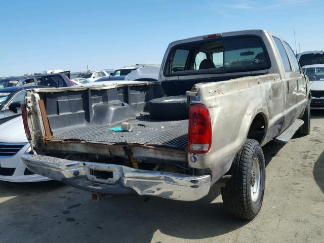 1FTSW31F41EC64175 - 2001 FORD F350 SRW S GOLD photo 4