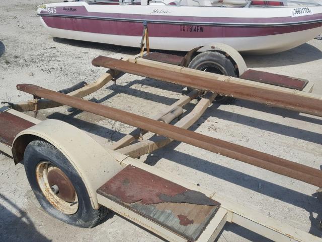 TX07053338 - 1981 BOAT TRAILER YELLOW photo 6