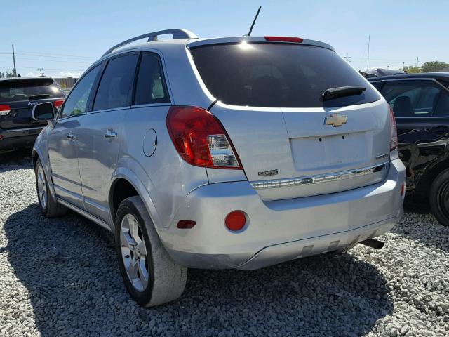 3GNAL3EK0ES645178 - 2014 CHEVROLET CAPTIVA LT SILVER photo 3