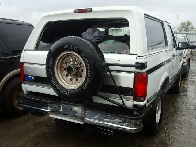 1FMEU15H3NLA60614 - 1992 FORD BRONCO U10 WHITE photo 4