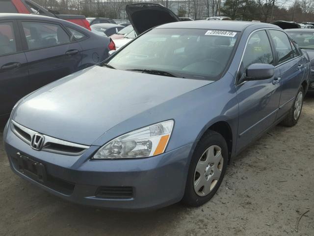 1HGCM564X7A069115 - 2007 HONDA ACCORD LX BLUE photo 2